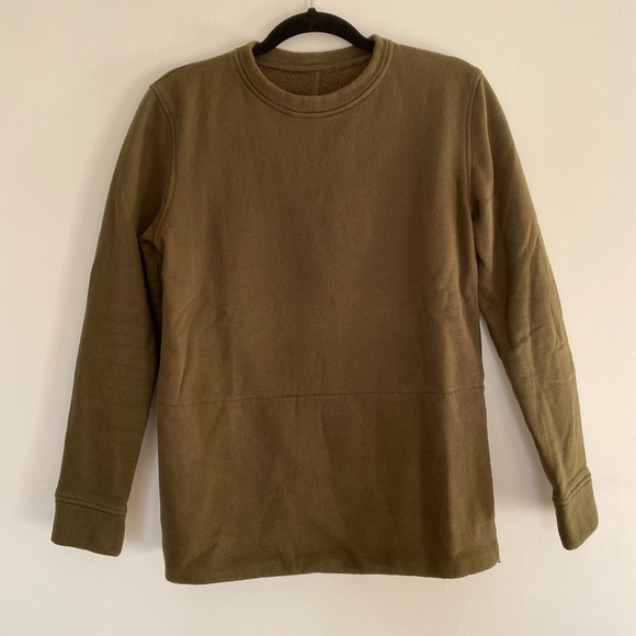 Lululemon Olive Pullover Sweater, Size 4 - Picture 2 of 4